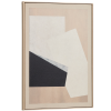 Béžový abstraktní obraz Kave Home Varo 50 x 70 cm I.