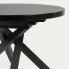 Černý skleněný rozkládací jídelní stůl Kave Home Vashti 120/160 x 120 cm -fv-interier-25