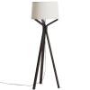 Hnědá stojací lampa Kave Home Ubira 150 cm