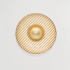 Zlaté skleněné nástěnné LED světlo Nova Luce Lavina 25 cm -fv-interier-25
