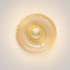 Zlaté skleněné nástěnné LED světlo Nova Luce Lavina 25 cm -fv-interier-25