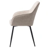 Béžová čalouněná jídelní židle Unique Furniture Nolan