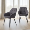Šedá čalouněná jídelní židle Unique Furniture Nolan -fv-interier-25
