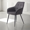 Šedá čalouněná jídelní židle Unique Furniture Nolan -fv-interier-25