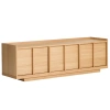 Dubový TV stolek Kave Home Onix 150 x 40 cm