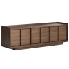 Ořechový TV stolek Kave Home Onix 150 x 40 cm