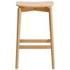 Dřevěná barová židle Kave Home Evera 66 cm