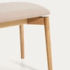 Dřevěná lavice Kave Home Evera 122 cm s čalouněým sedákem -fv-interier-25