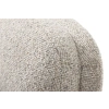 Krémové bouclé otočné křeslo Unique Furniture Sifton s podnožkou -fv-interier-25