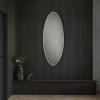 Černé závěsné zrcadlo s LED osvětlením Nova Luce Rilo 120 x 48 cm -fv-interier-25