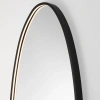 Černé závěsné zrcadlo s LED osvětlením Nova Luce Rilo 120 x 48 cm -fv-interier-25