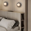 Modrošedé keramické nástěnné světlo Nova Luce Orbique 16 cm -fv-interier-25