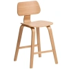Dubová barová židle Kave Home Gena 65 cm