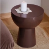 Tmavě červený kovový odkládací stolek BALIS 35 cm -fv-interier-25