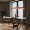 Šedohnědé skleněné závěsné LED světlo Nova Luce Amado 104 cm -fv-interier-25