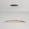 Šedohnědé skleněné závěsné LED světlo Nova Luce Amado 131 cm -fv-interier-25