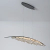 Šedohnědé skleněné závěsné LED světlo Nova Luce Amado 131 cm -fv-interier-25