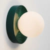 Zelené keramické nástěnné světlo Nova Luce Orbique 22 cm -fv-interier-25