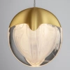 Zlaté skleněné závěsné LED světlo Nova Luce Alicia 12 cm -fv-interier-25