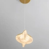 Zlaté skleněné závěsné LED světlo Nova Luce Alicia 12 cm -fv-interier-25