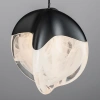 Černé skleněné závěsné LED světlo Nova Luce Alicia 12 cm -fv-interier-25
