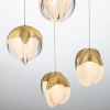 Zlaté skleněné závěsné LED světlo Nova Luce Alicia 33 cm -fv-interier-25