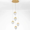 Zlaté skleněné závěsné LED světlo Nova Luce Alicia 33 cm -fv-interier-25
