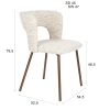 Béžová jídelní židle Housecraft living Chelsea