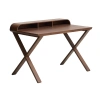 Hnědý dřevěný pracovní stůl Kave Home Dilare 120 x 85 cm