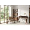 Hnědý dřevěný pracovní stůl Kave Home Dilare 120 x 85 cm -fv-interier-25