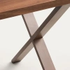 Hnědý dřevěný pracovní stůl Kave Home Dilare 120 x 85 cm -fv-interier-25