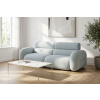 Světle modrá bouclé trojmístná pohovka MICADONI Neo 220 cm -fv-interier-25