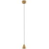 Zlaté kovové závěsné LED světlo Nova Luce Irmos 6 cm