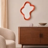 Oranžové nástěnné zrcadlo FLOATING 62 x 46 cm -fv-interier-25