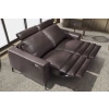 Hnědá kožená dvoumístná pohovka No. 6368, 166 cm -fv-interier-25