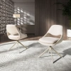 Béžová otočná jídelní židle Angel Cerdá No. 4246 -fv-interier-25