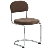Hnědá čalouněná jídelní židle Unique Furniture Griffin