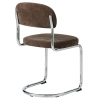 Hnědá čalouněná jídelní židle Unique Furniture Griffin