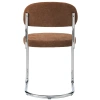 Terakotová čalouněná jídelní židle Unique Furniture Griffin