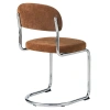 Terakotová čalouněná jídelní židle Unique Furniture Griffin