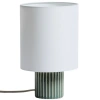Zelená keramická stolní lampa Kave Home Eshe