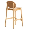 Dubová barová židle Kave Home Ludara 66 cm