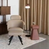 Červená kovová stojací lampa BUMBLE 130 cm -fv-interier-25