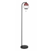 Červená kovová stojací lampa BUMBLE 130 cm
