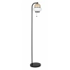 Béžová kovová stojací lampa BUMBLE 130 cm