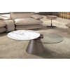 Bílý porcelánový rozkládací konferenční stolek Angel Cerdá No. 2169, Ø75 cm -fv-interier-25