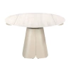 Béžový porcelánový rozkládací jídelní stůl Angel Cerdá No. 1195, 130 x 80/130 cm