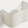 Bílé nástěnné světlo Kave Home Lumeni 25 cm -fv-interier-25