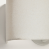 Bílé nástěnné světlo Kave Home Lumeni 25 cm -fv-interier-25