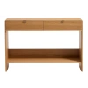 Dubová komoda Kave Home Norlen 120 x 37 cm